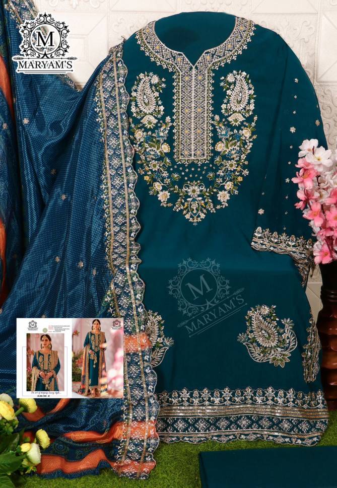 Maryams 169 Embroidered Georgette Salwar Kameez Wholesale Clothing Suppliers In India
